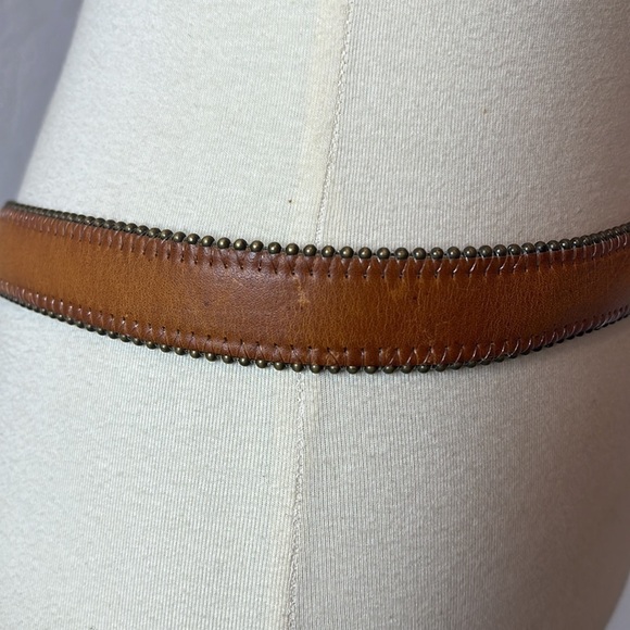 Leatherock Cognac Brown Leather Belt Size XL main image 5